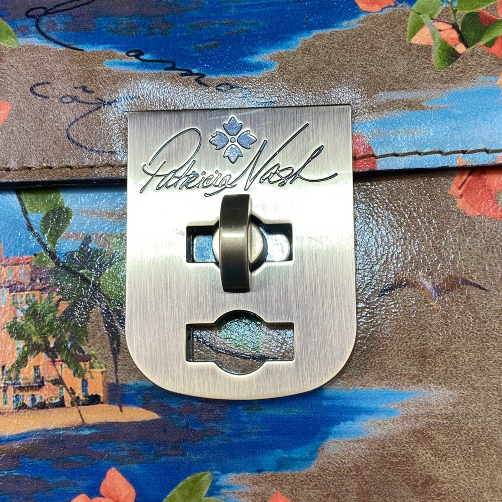 Patricia Nash French Riviera Chauny Top Handle‎ Satchel Handbag Purse Floral NWT - Picture 9 of 14